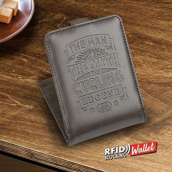 Top Bloke Pre-Personalised Rfid Blocking Men’s Wallet - Picture 1 of 13